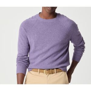 J. Crew Purple Crewneck Sweater in Supersoft Lambswool Blend Sz XXL Knit AA027